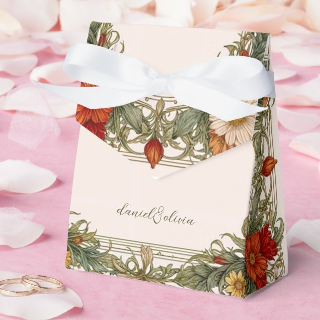 Ballotins Bordure ornée victorienne avec Mariage Fleur sauva (Mariage)