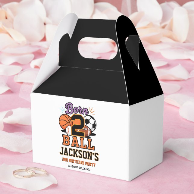 Ballotins Born 2 Ball Sports-Themed Boy 2nd Birthday Party (Mariage)