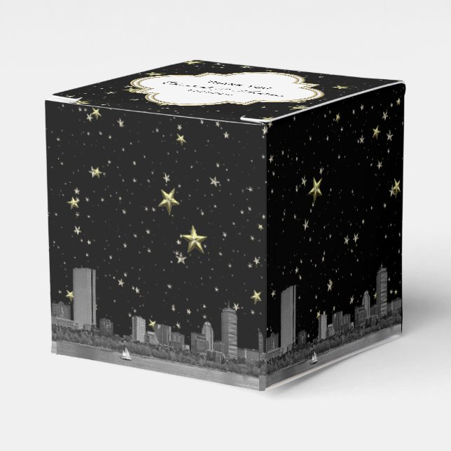 Ballotins Boston Skyline Etted Starry do-it-yourself BG Colo (Verso)