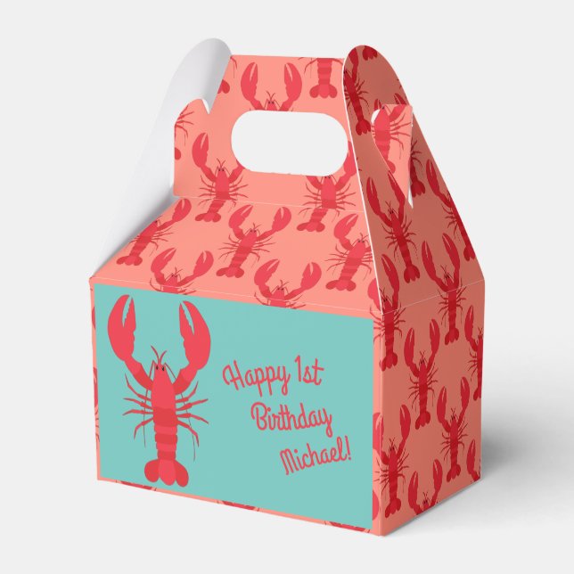 Ballotins Boule de homard Anniversaire Fête Enfants mignons (Arrière)