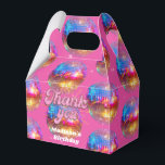 Ballotins Boule disco scintillante or rose fete d'anniversai<br><div class="desc">Aimez-vous la boule à facettes disco dansante des années 80 ? La boule disco des années 70 ? Regardez nos Boîtes de Faveurs de Fête d'Anniversaire Groovy Disco Ball Gold Pink Glitter ! Célébrez avec style avec nos boîtes de faveurs rose chaud à boule disco vibrantes, avec une boule disco...</div>