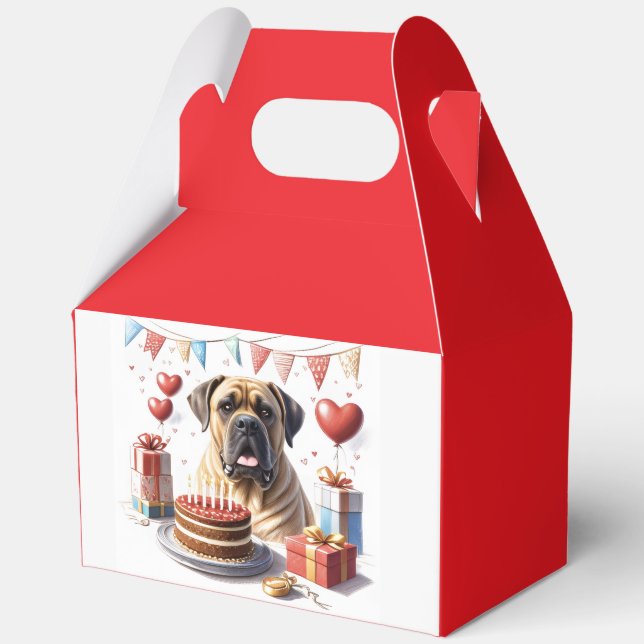 Ballotins Bouledogue anglais Mastiff Anniversaire  (Recto)