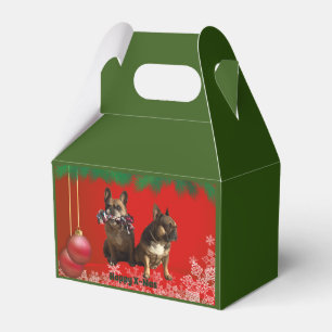 Ballotins Bouledogue français Joyeux Noël Bouledogue