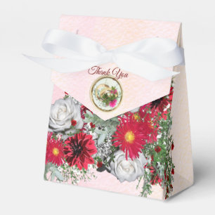 Ballotins Bouquet Feuille de Blush, Burgundy et Sage