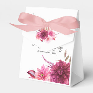 Ballotins Bourgogne et floral rose Thanksgiving