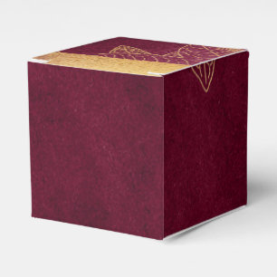 Ballotins Bourgogne et or profond