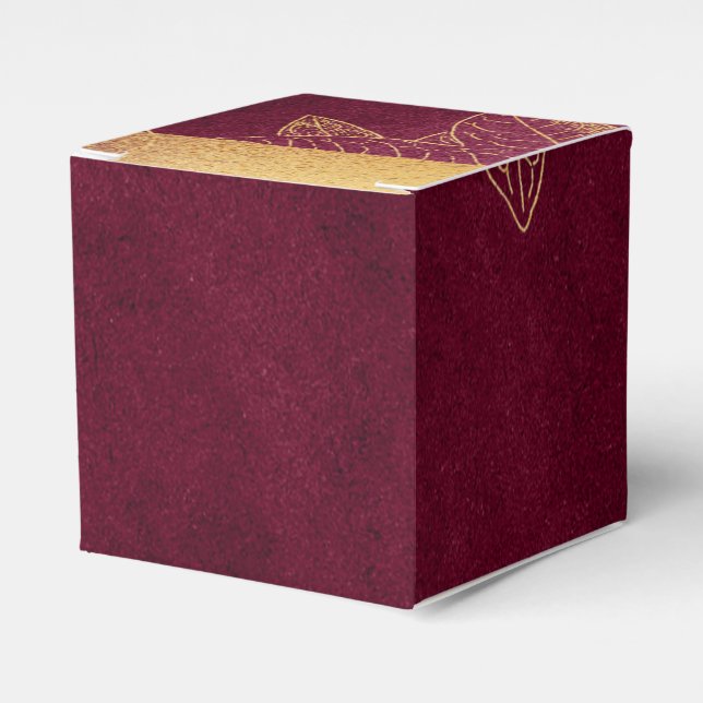 Ballotins Bourgogne et Or Profonds (Verso)