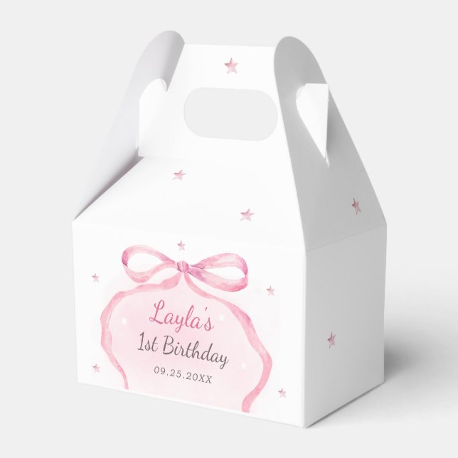 Ballotins Boutique Bow rose 1er anniversaire (Verso)