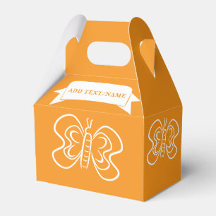 Ballotins Bouton Dessin personnalisé orange