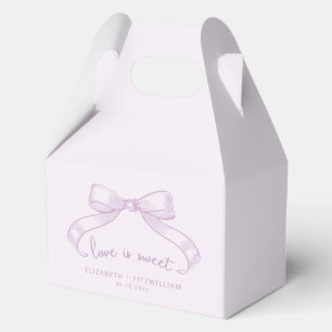 Ballotins Bow à croquis romantique   Lilac Love is Sweet