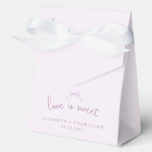 Ballotins Bow à croquis romantique   Lilac Love is Sweet