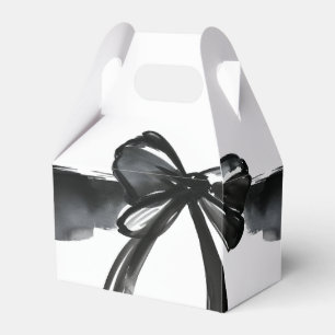 Ballotins Bow Aquarelle Noire Moderne Attache Le Mariage De 