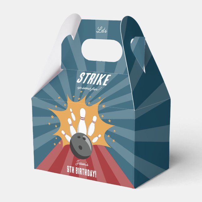 Ballotins Bowling Ball Grève Un Anniversaire de enfant Amusa (Verso)