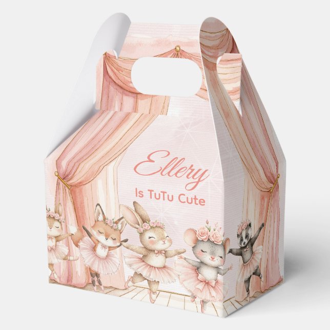 Ballotins 🦊 Boxes de la 🐰 de soirée "TuTu Cute" Ballerina (Recto)