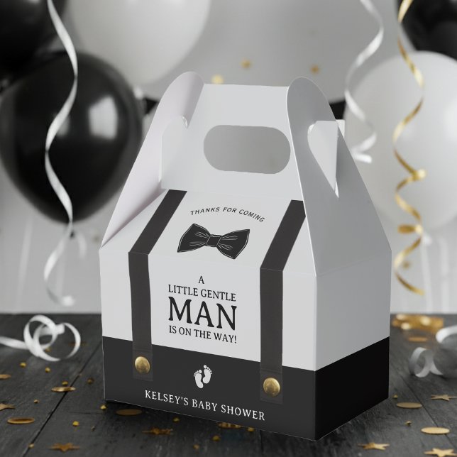 Ballotins Boy Baby Shower A Little Gentleman Suspenders (Créateur téléchargé)