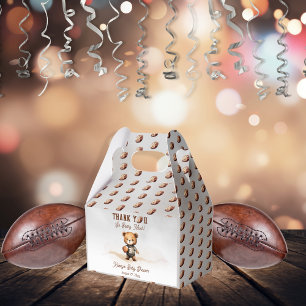 Ballotins Boy Bearly Wait Baby shower de football américain
