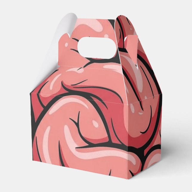 Ballotins Brain Pattern Favor Box (Verso)