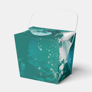 Ballotins Branche avec Feuilles d'or Ginko Biloba