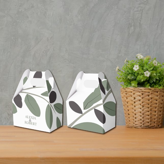 Ballotins Branche d'Olivier sylée mariage de charme méditerr (Créateur téléchargé)