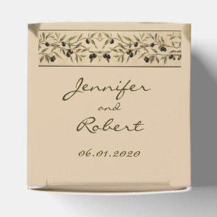 Ballotins Branche d'olivier : Un Ballotin tactile toscan