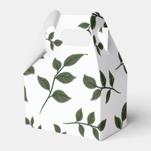 Ballotins Branches de feuillage avec des feuilles vertes sur