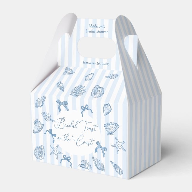 Ballotins Bridal Toast On The Coast Seashells Bridal Shower (Verso)