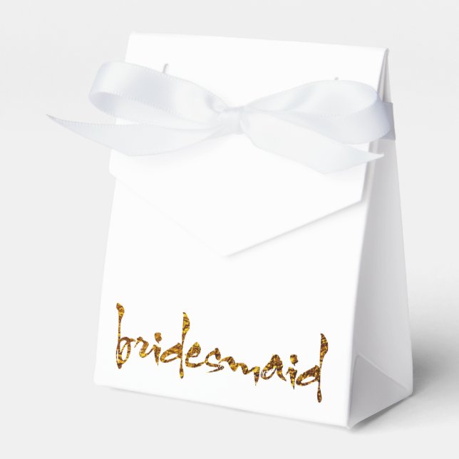 Ballotins Bridesmaid Faux Gold (Verso)