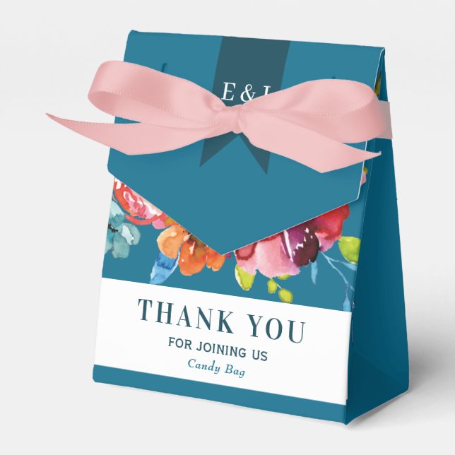 Ballotins Bright Été coloré Mariage Favor Box (Verso)