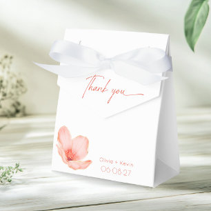 Ballotins Bright orange merci mariage moderne