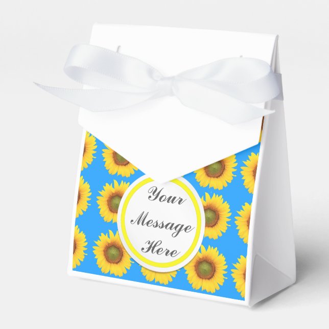Ballotins Bright Sunflowers Custom text (Verso)