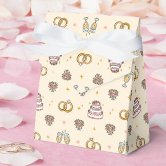 Ballotins Bright Wedding Rings Favor Boxes