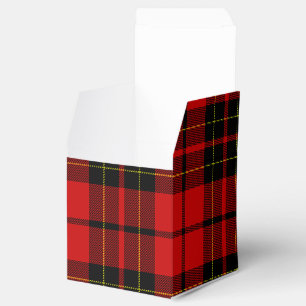 Ballotins Brodie tartan rouge noir plaid