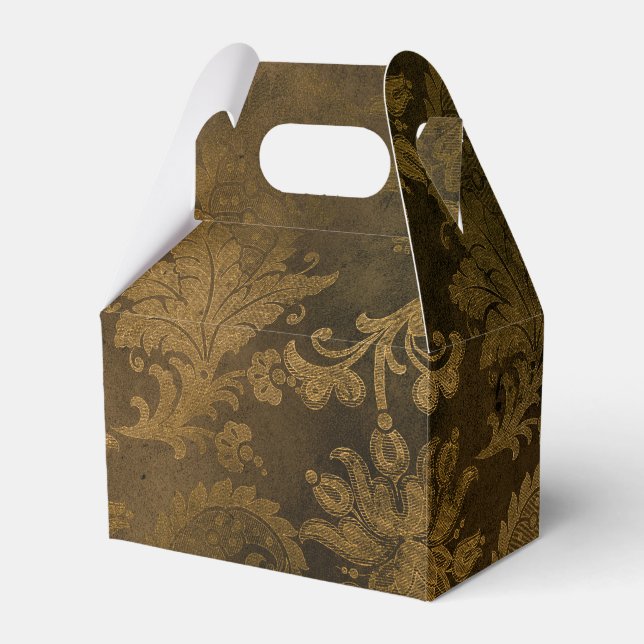 Ballotins Bronze doré damassé vintage (Verso)
