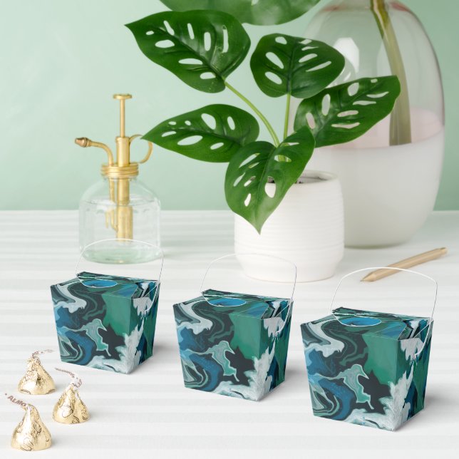 Ballotins Brosses bleu vert marbré brosses artisanales sur m (Multiple)