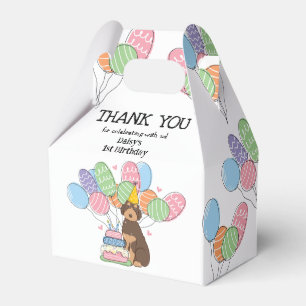 Ballotins Brown Tan Aussiedoodle Chien Anniversaire Merci