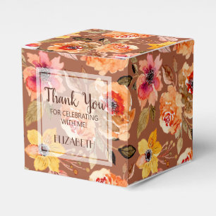 Ballotins Brume d'automne aquarelle Mariage Terracotta