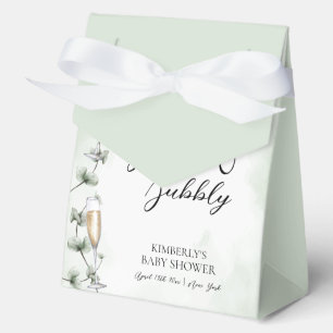 Ballotins Brunch Eucalyptus Champagne Baby shower de jardin