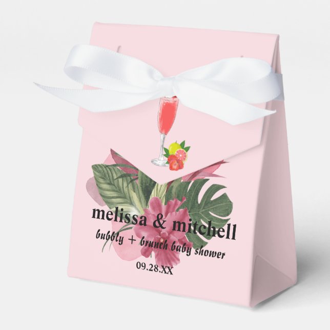 Ballotins Bubbly brunch mimosa baby shower merci (Verso)