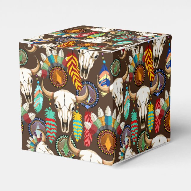 Ballotins Buffalo Skull Native American Emblem (Verso)