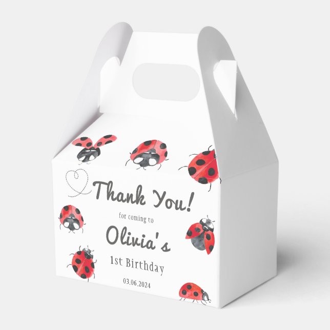 Ballotins Bugs & Insectes Vintage Garçon fête d'anniversaire (Verso)