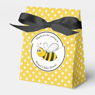 Ballotins Bumble Bee Polka Baby shower Ballotin personnalisé
