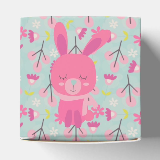 Ballotins Bunnies et fleurs roses (Haut)