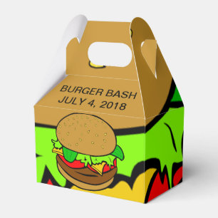 BALLOTINS BURGER FAVOR BURGER BASH BARBECUE TABLE FAVEUR