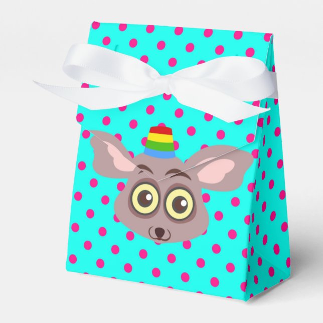Ballotins Bush Baby Party Favoriser Box (Verso)