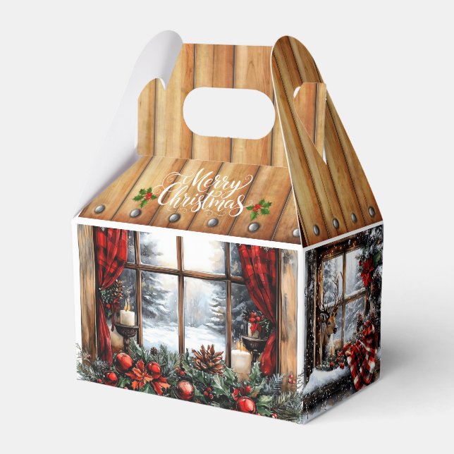 Ballotins Cabanon de Noël Joyeux Noël Campagne (Verso)