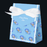 Ballotins Cadeau d'anniversaire Blue Golden Rose illusima Bl<br><div class="desc">Boîte à cadeau/Boîte à faveur de fête d'anniversaire illusima Ruban blanc Roses Bleues Dorées. Parfait pour une fête d'anniversaire thématique pour enfants.</div>