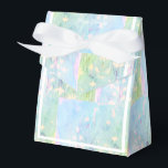 Ballotins Cadeau d'anniversaire Fleurs Sauvages Vertes aquar<br><div class="desc">Boîte Cadeau/Boîte de Faveur Fleurs Sauvages Vertes et Bleues avec Ruban Blanc aquarelle illusima. Parfait pour une fête d'anniversaire thématique pour enfants.</div>