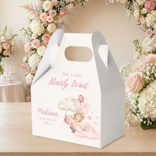 Ballotins Cadeau de Baby Shower Fille en forme de pignon