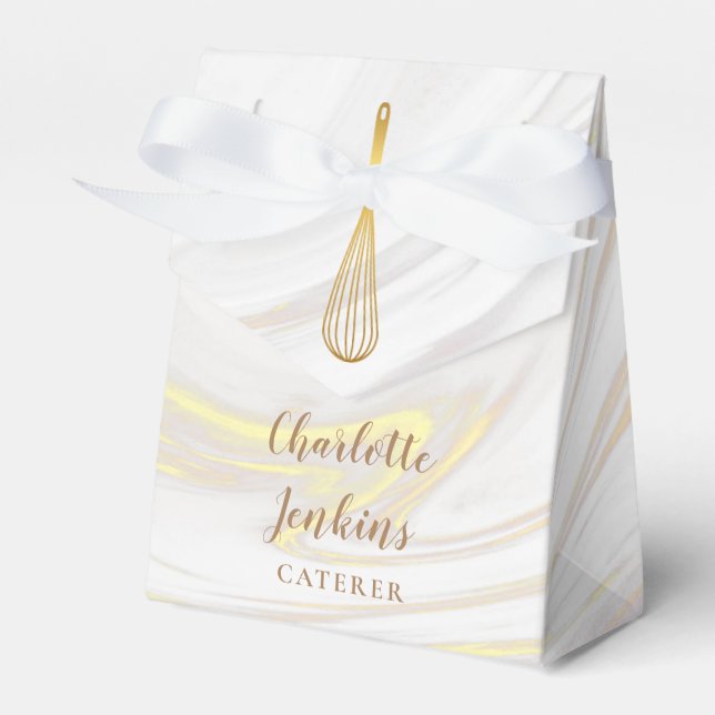 Ballotins Cadeau de boulangerie pâtisserie traiteur Or Tourb (Verso)