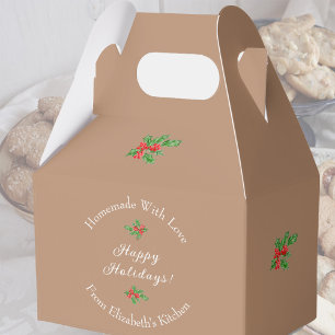 Ballotins Cadeau de cuisine de vacances modifiable Brown Joy